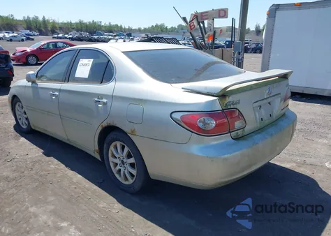 2003 Lexus Es 300 from USA, damaged, VIN JTHBF30G736007176